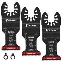 Carbide Oscillating Saw Blades General Purpose Multitool Blades Quick Release for Metal Nails Wood Plaster Drywall PVC