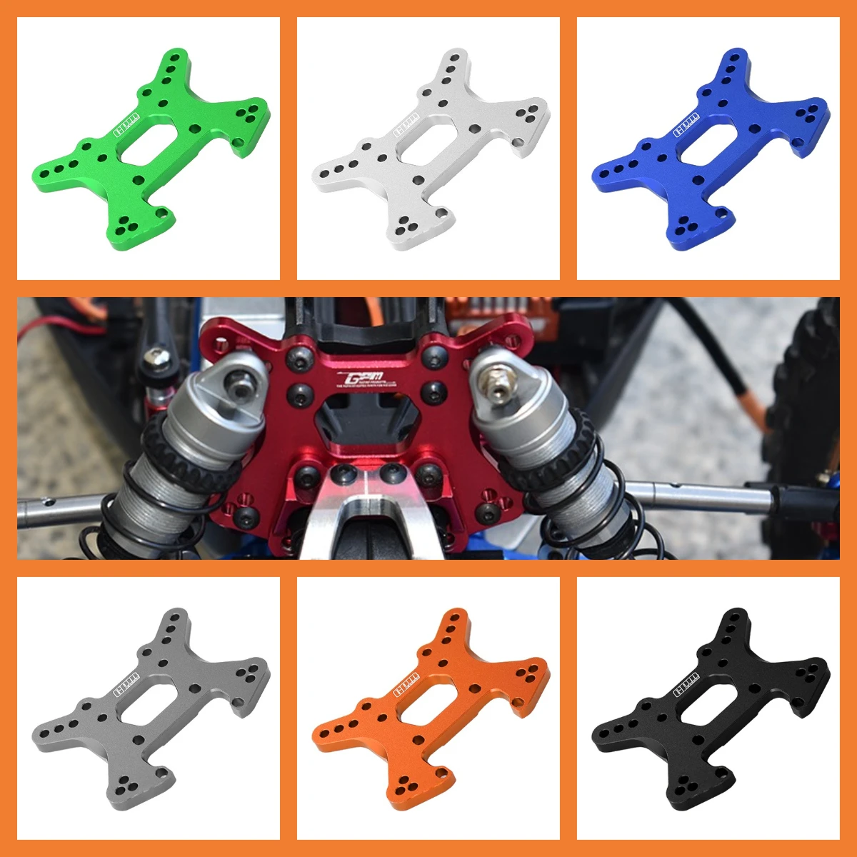 GPM Alu Front Shock Tower For LOSI Lasernut Tenacity Ultra 4 Tenacity DB Pro