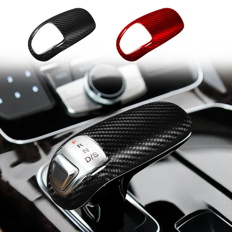 

Suitable for Audi 11-17 A8 true carbon fiber gear head sticker decorative cover gear protective shell interior modification