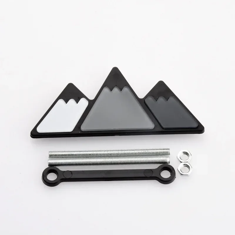 Car Tri Color Grill Acrylic Badge 3 Colors Car Styling Accessories for Toyota TRD 4Runner 2018 2019