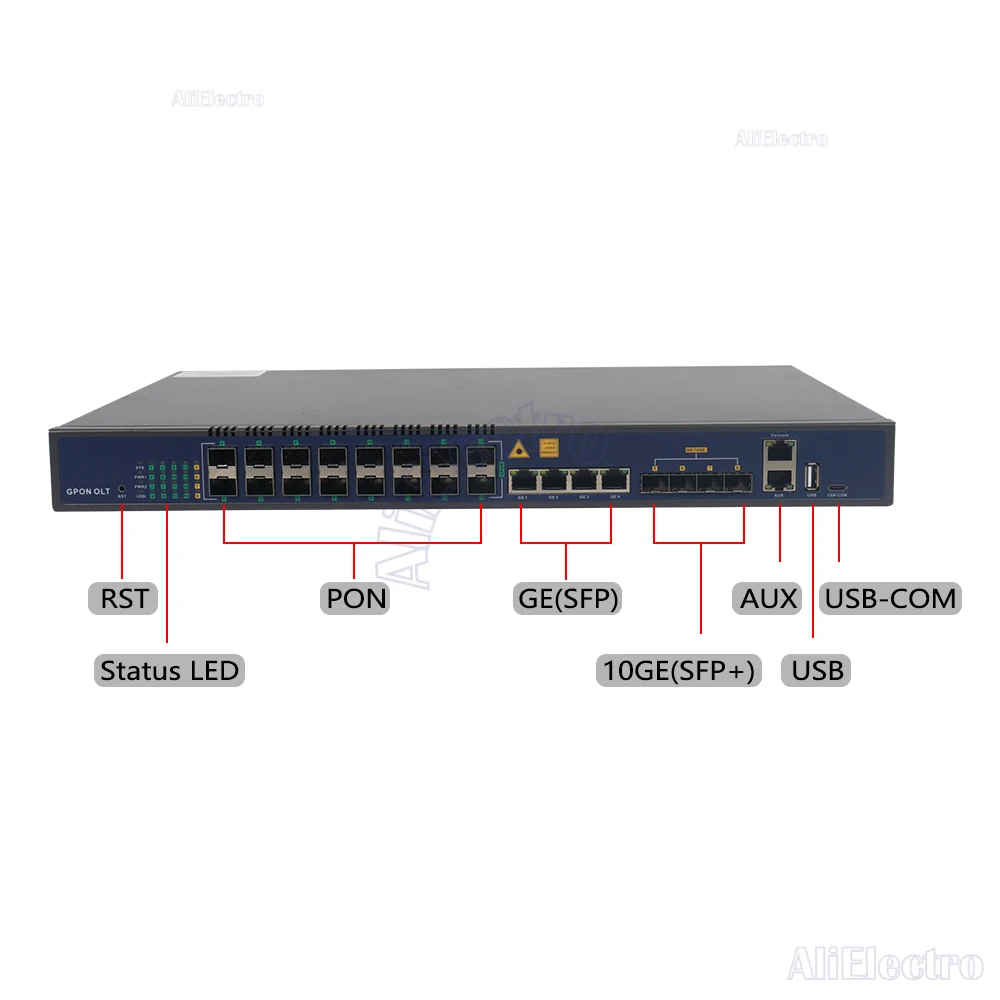 OLT Port GPON VSOL-Gpon Olt 8 Ports Open To Any Brand Of ONU