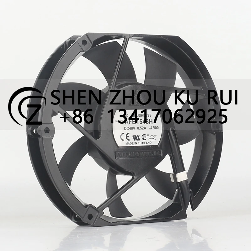 Delta 12V 24V DC48V 0.52A AC EC temperature control thin speed regulation ball AFB1548H-AR00 cooling fan
