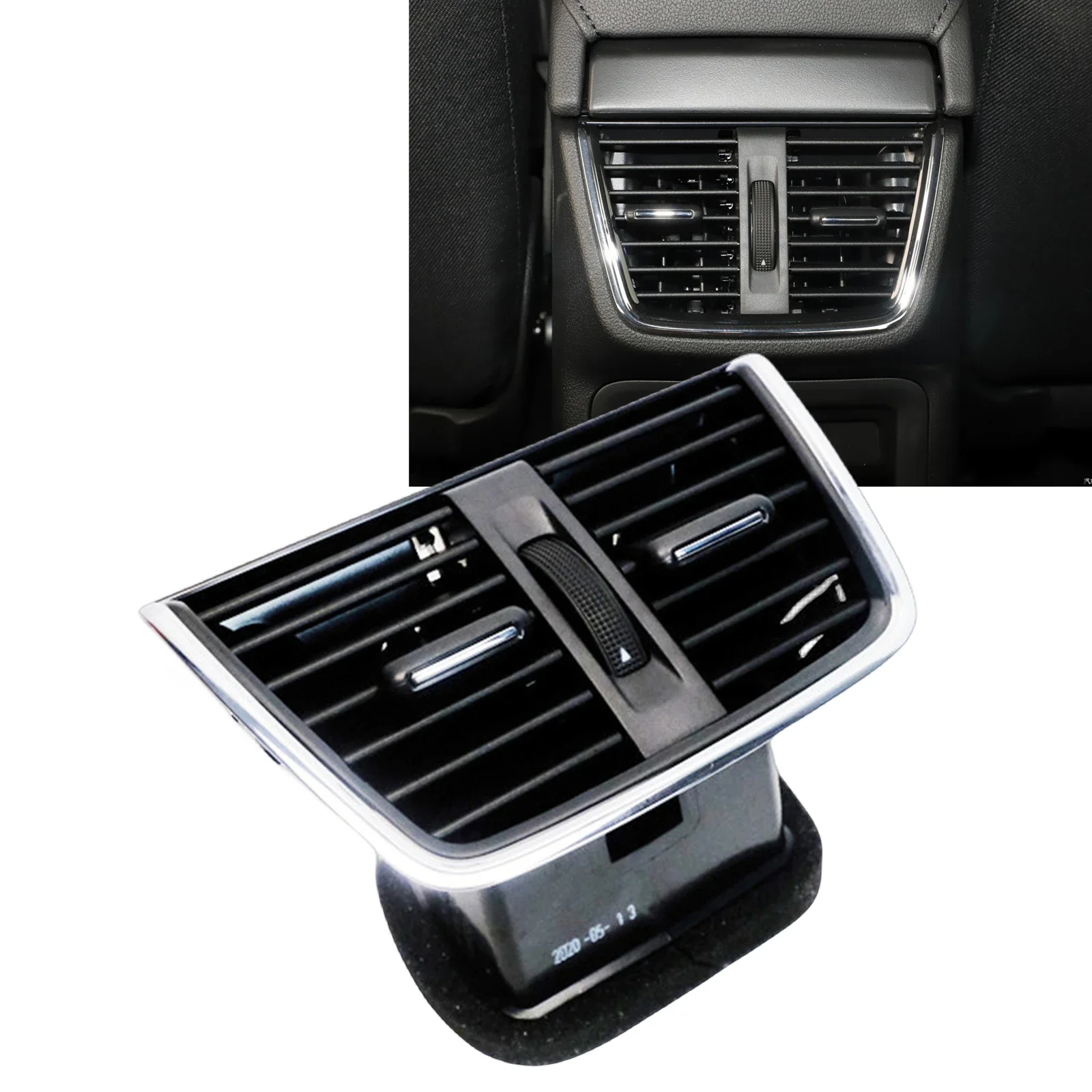 

Pop Pop For Skoda Octavia 3 MK3 A7 2015-2021 Rear A/C Air Vent Outlet Assembly Interior Conditioning Grille Kit