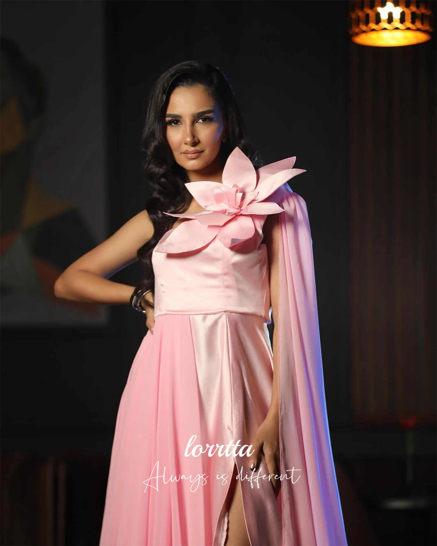 Loretta Aangepaste avondjurken voor speciale gelegenheden Galajurk Bruiloft Jurken Bloemdecoratie Elegante jurken Dames