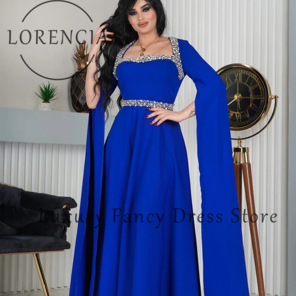 

Exquisite Glitter Prom Dresses 2025 Aso Ebi Straight Long Sleeves Dubai Evening Party Gowns Customized سيرين هيل فسا
