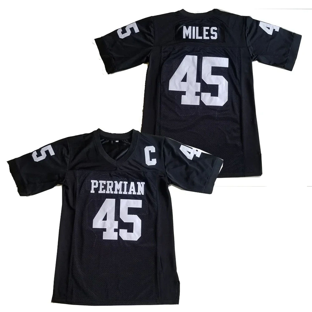 

Outdoor Customized PERMIAN 45 MILES American football Sport jersey Shirt Embroidery sewing sportswear clothes