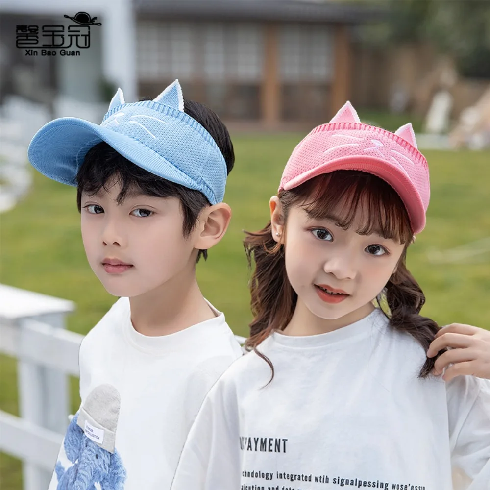 Mode Zomer Kinderen Baseball Cap Cartoon Elastische Baby Zonnehoed Katoen Ademend UV Cap Jongen Meisje Accessoire