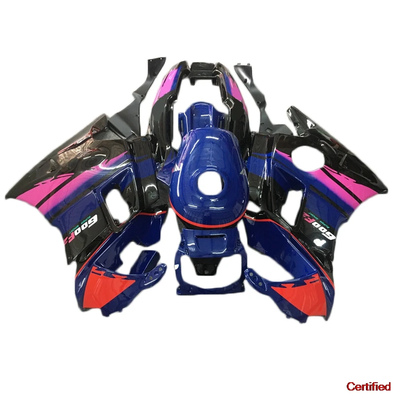 

Motorcycle Fairing Kits For Honda CBR600 F2 1991 1992 1993 1994 Blue Black Red Set Cbr600 F2 91 92 93 94 SX05