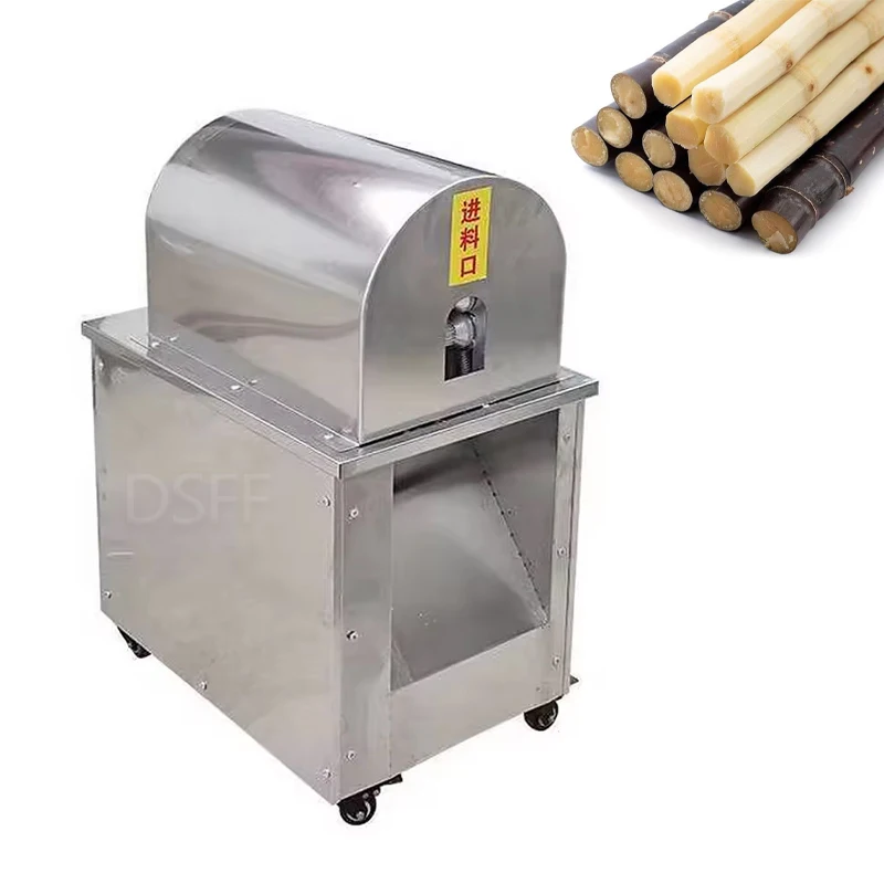 Fully Automatic Sugarcane Peeling Machine, Stainless Steel Sugarcane Juicer, Sugarcane Cutting Machine