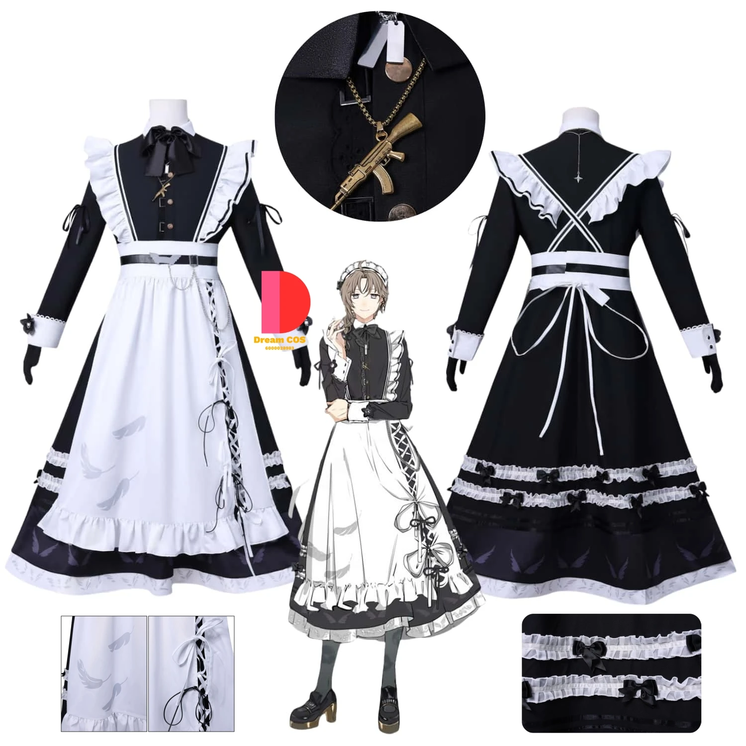 

Kanae Cosplay Costume Anime Role Playing Clothes Fashion Butler Costume for Men Adult Comic Con Halloween Party Suit Full Set