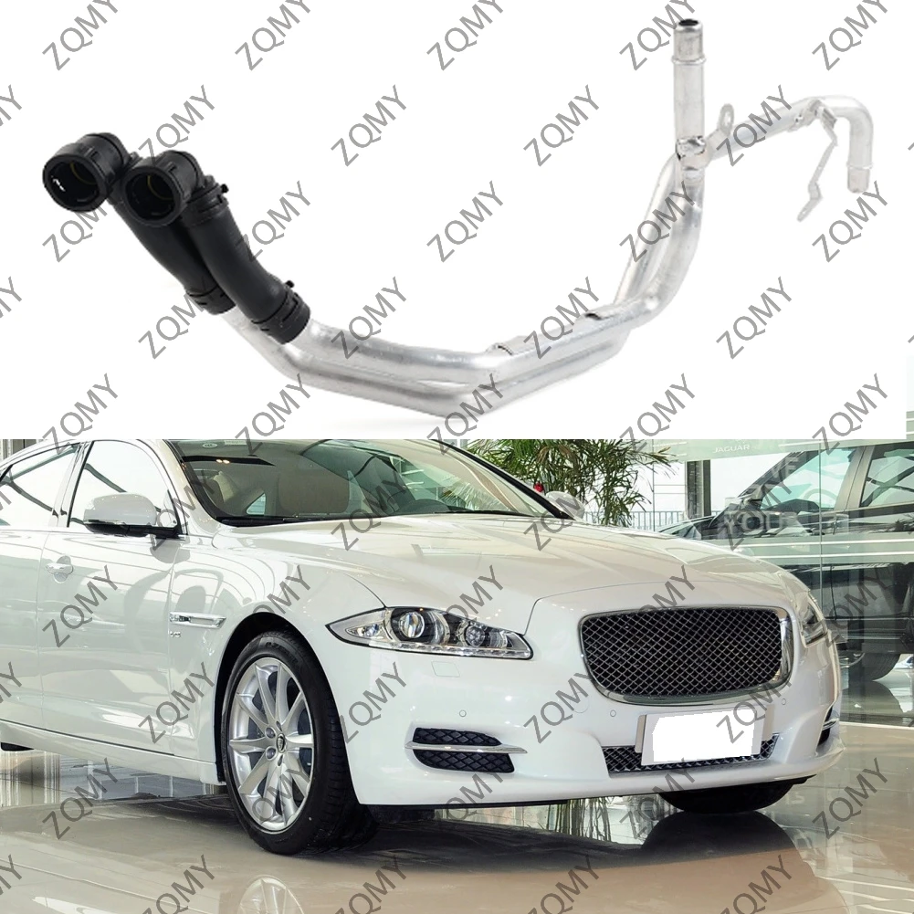 Car Engine Cooling System Warm Water Air Heater Hose Pipe For Jaguar XJ 3.0 2010-2013 2014 2015 2016 2017 2018 2019 C2D27906