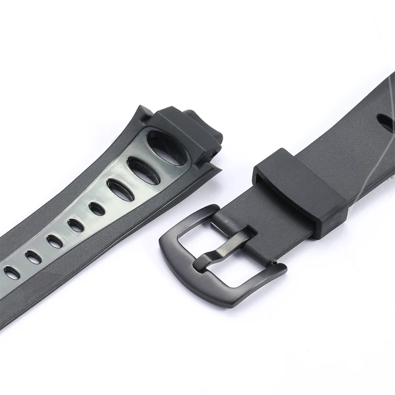 Rubber Replacement Watch Band Strap For SUUNTO Observer SR X6HRM DEC19 P45 18Apr23 Stainless Steel Buckle Wristband Accessories