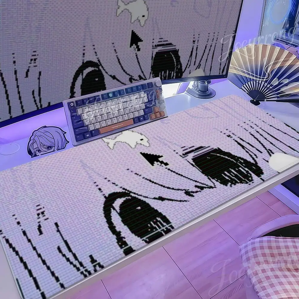 

Коврик для мыши 1000x500 Taro Sakamoto Days XXL, большой нескользящий офисный коврик для клавиатуры, настольный коврик, розовый, большой аниме-арт