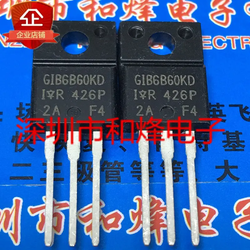 

10 шт./лот IRGIB6B60KD GIB6B60KD TO-220F 600 В 6 А