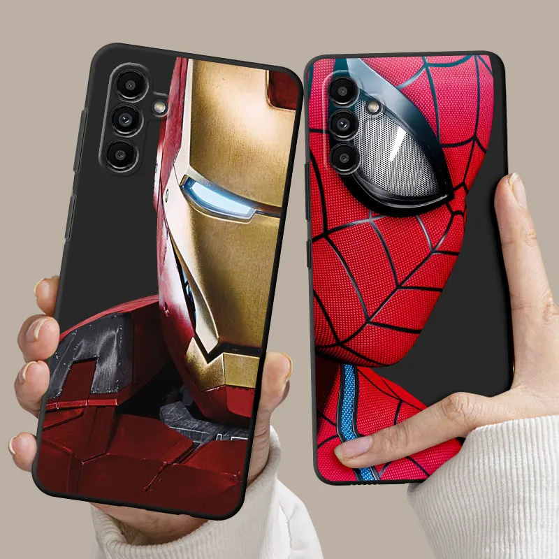 Shockproof Matte Silicone Cover Marvel Avengers Case for Samsung Galaxy S23 5G Note 20 Ultra 10 Plus 8 9 S20 S22 S21