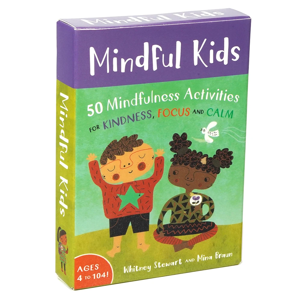 Mindful Kids 50 Mindfulness Card Game Activities for Kindness Focus and Calm 50 creative mindfulness games