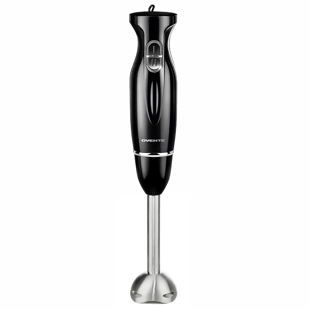 Immersion Hand Blender, 300W Corded Electric Handheld Stick Mixer with 2 Mixing Speeds and StainlSteel Blades or Smoothies, ees