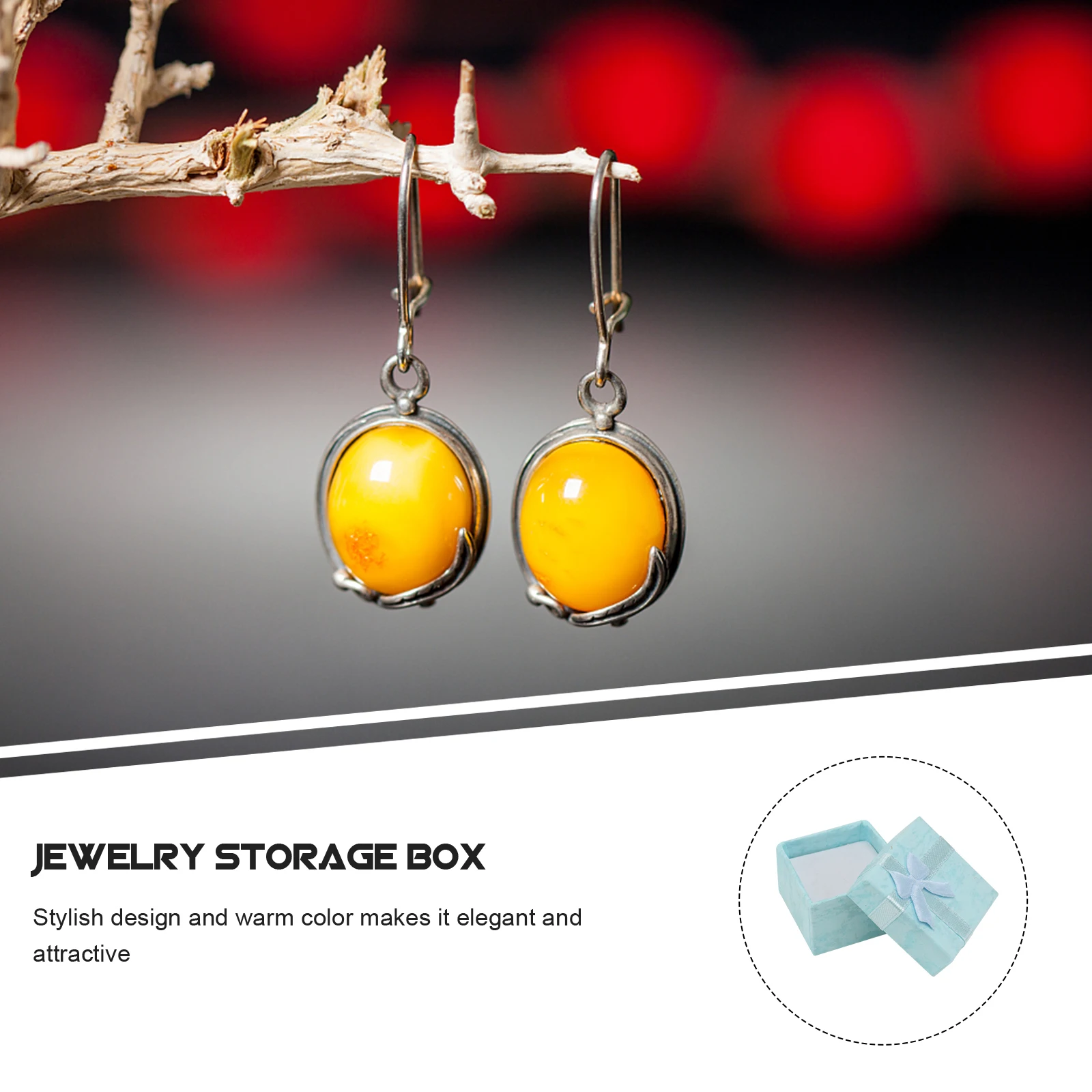 

24 Pcs Jewelry Storage Boxes Stylish Hard Paperboard Earring Necklace Organizer Gift Boxes For Wedding