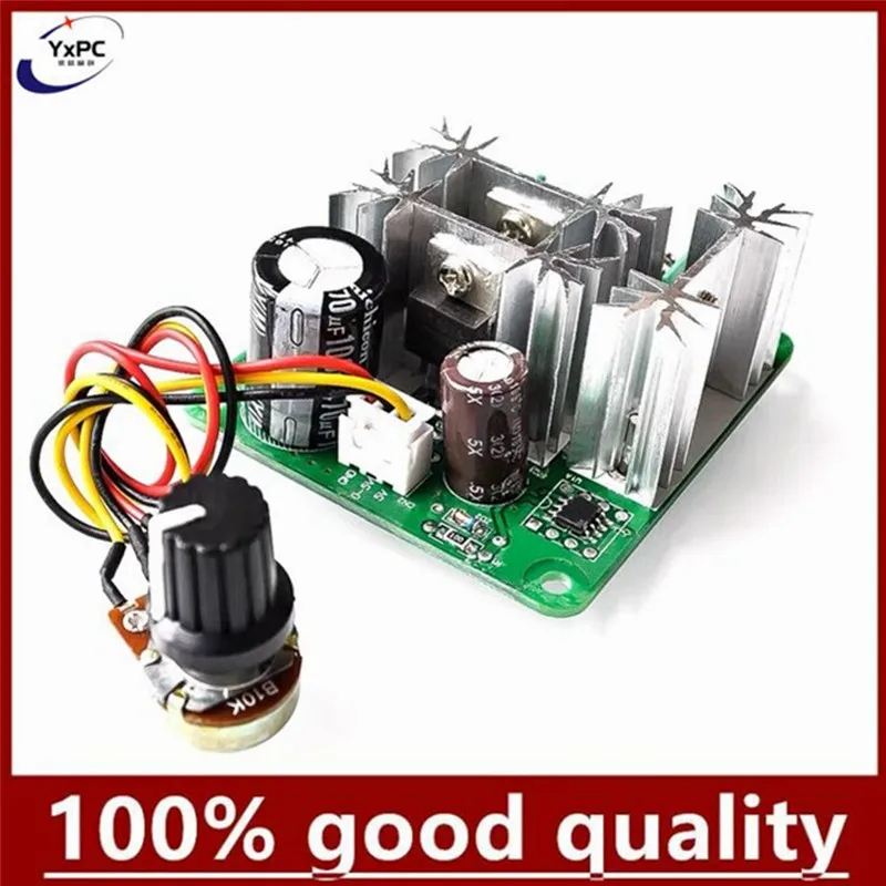 PWM DC Motor Speed Controller Switch DC 20A Current Voltage Regulator 10-60V PWM High Power Drive Module 60A 12V 24V 36V 48V