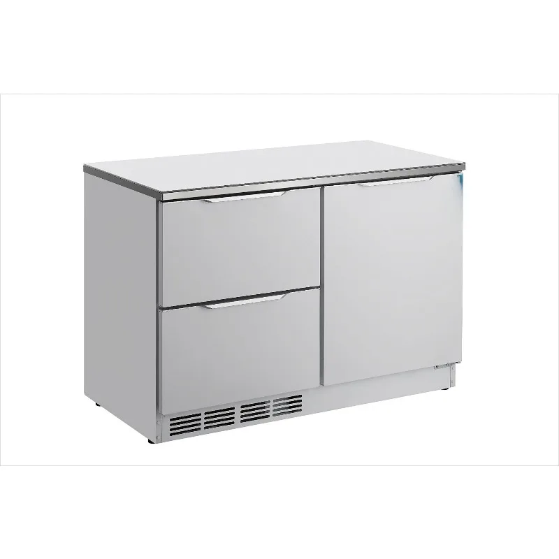 Embedded frequency conversion refrigerator, air-cooled household horizontal frost-free hidden kitchen refrigerator