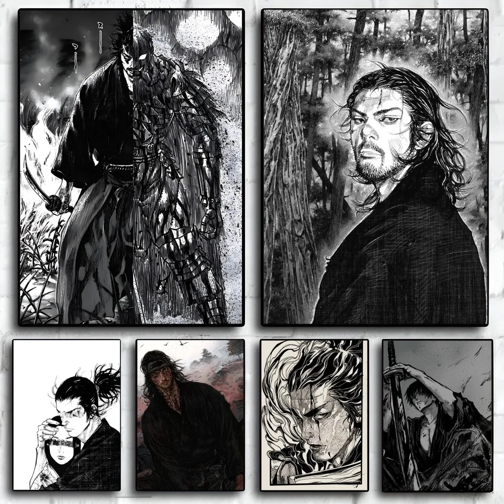 

V-Vagabond M-Manga Poster Paper Print Home Living Room Bedroom Entrance Bar Restaurant Cafe Art Painting Decoration