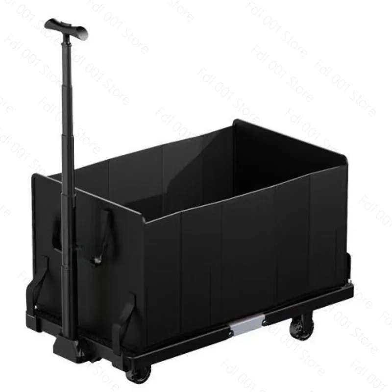 4 In 1 Folding Camper Wagon Flatbed Cart Multi Functional Portable Shopping Trolley