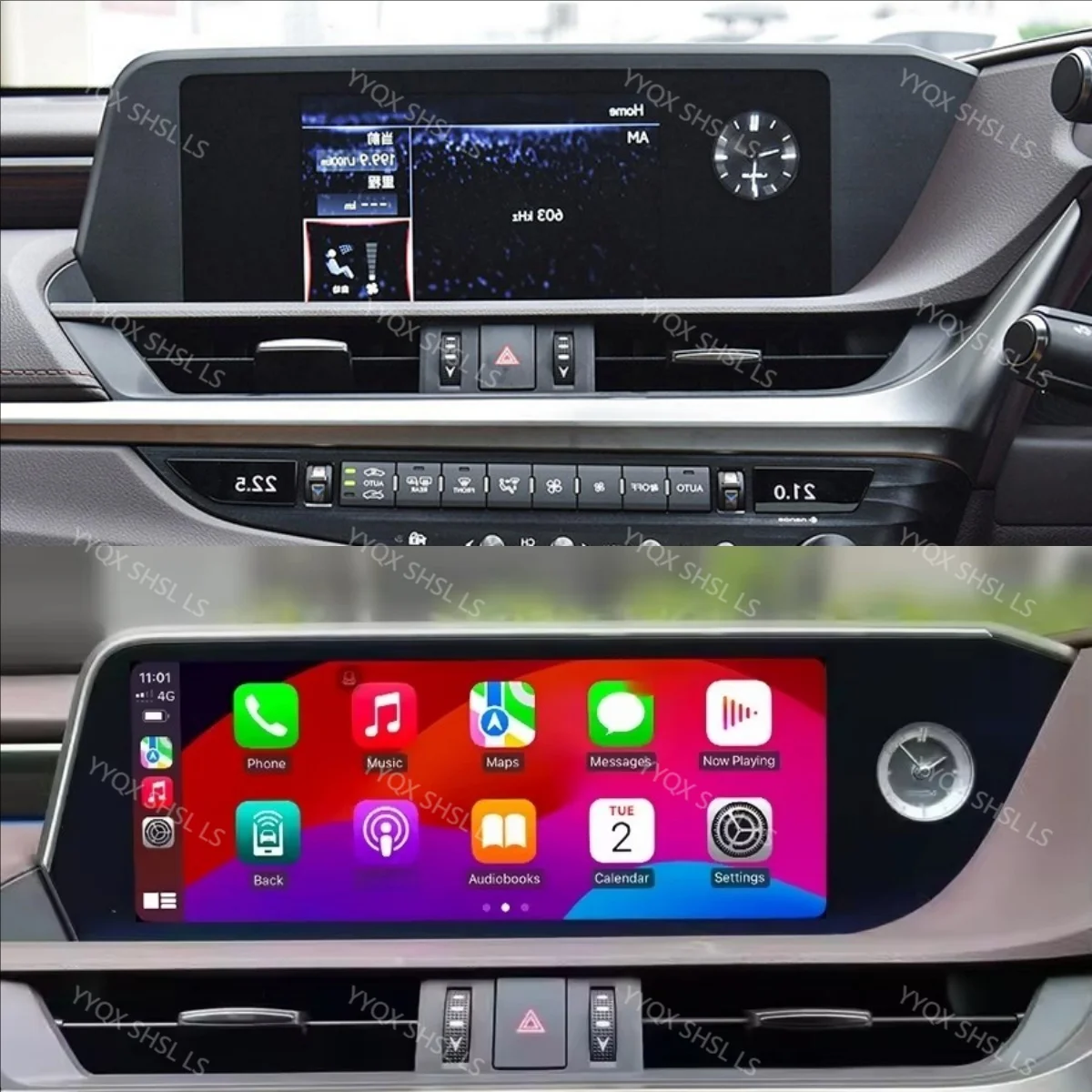 Android 14 Qualcomm для Lexus ES200 ES350 ES400 2018 2021, автомобильный радиоприемник CarPlay, стерео GPS-навигация, мультимедийный плеер Netflix Android 14 Qualcomm для Lexus ES200 ES350 ES400 2018 2021, автомобильный радиоприемник CarPlay, стерео GPS-навигация, мультимедийный плеер Netflix