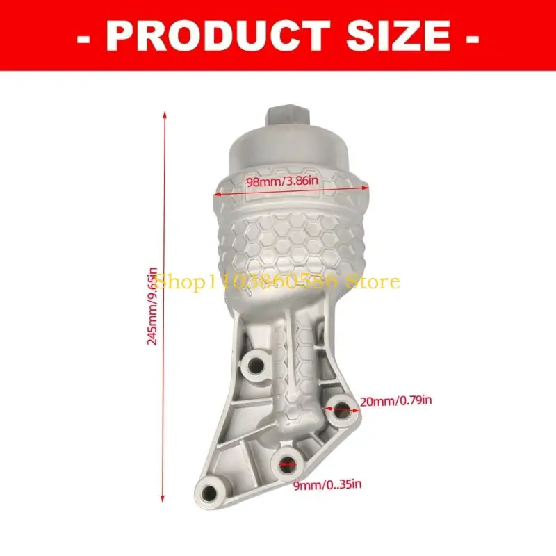 242A Heavy Duty Metal Oil Filter Housing 26300-3LAA0 26345-3LAA0 Designed for Vehicle