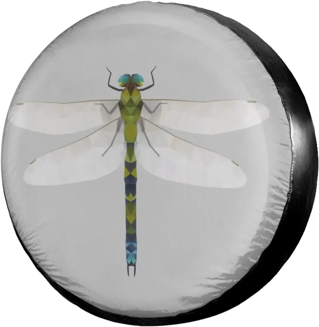 Protetores rueda cubierta neumático replacement con patrón libélula, resistentes al agua y al polvo, apto para RV,