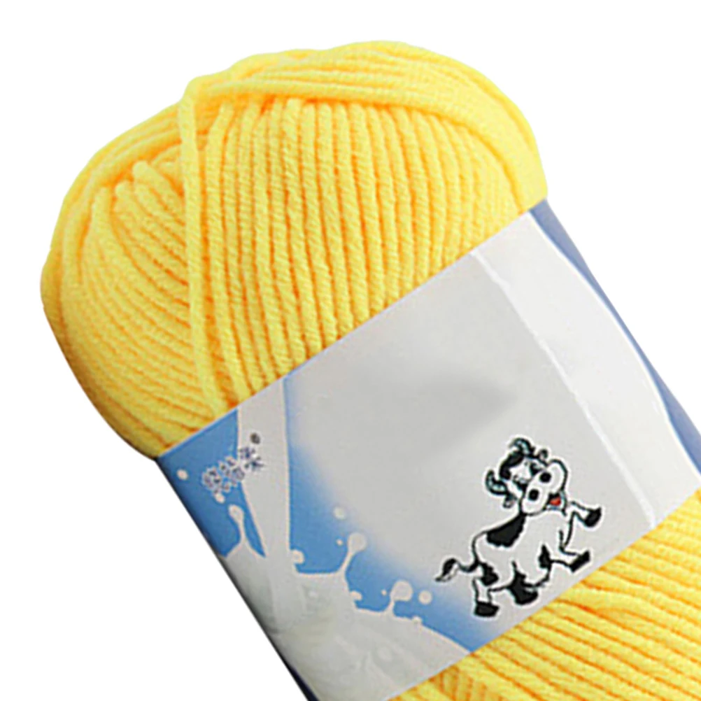 

50 G Milk Cotton Yarn Yarns for Crocheting Chunky Wool Knitting and Scarf