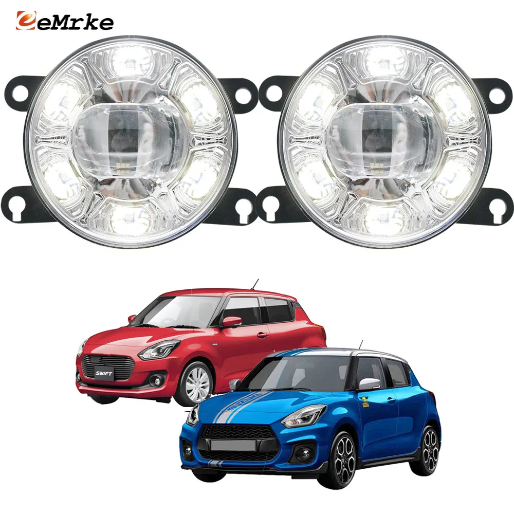 

Led Fog Lights Car PTF with Lens Daytime Running Lamp DRL for Suzuki Swift AZ V Swift Sport 2017 2018 2019 2020 2021 2022 2023