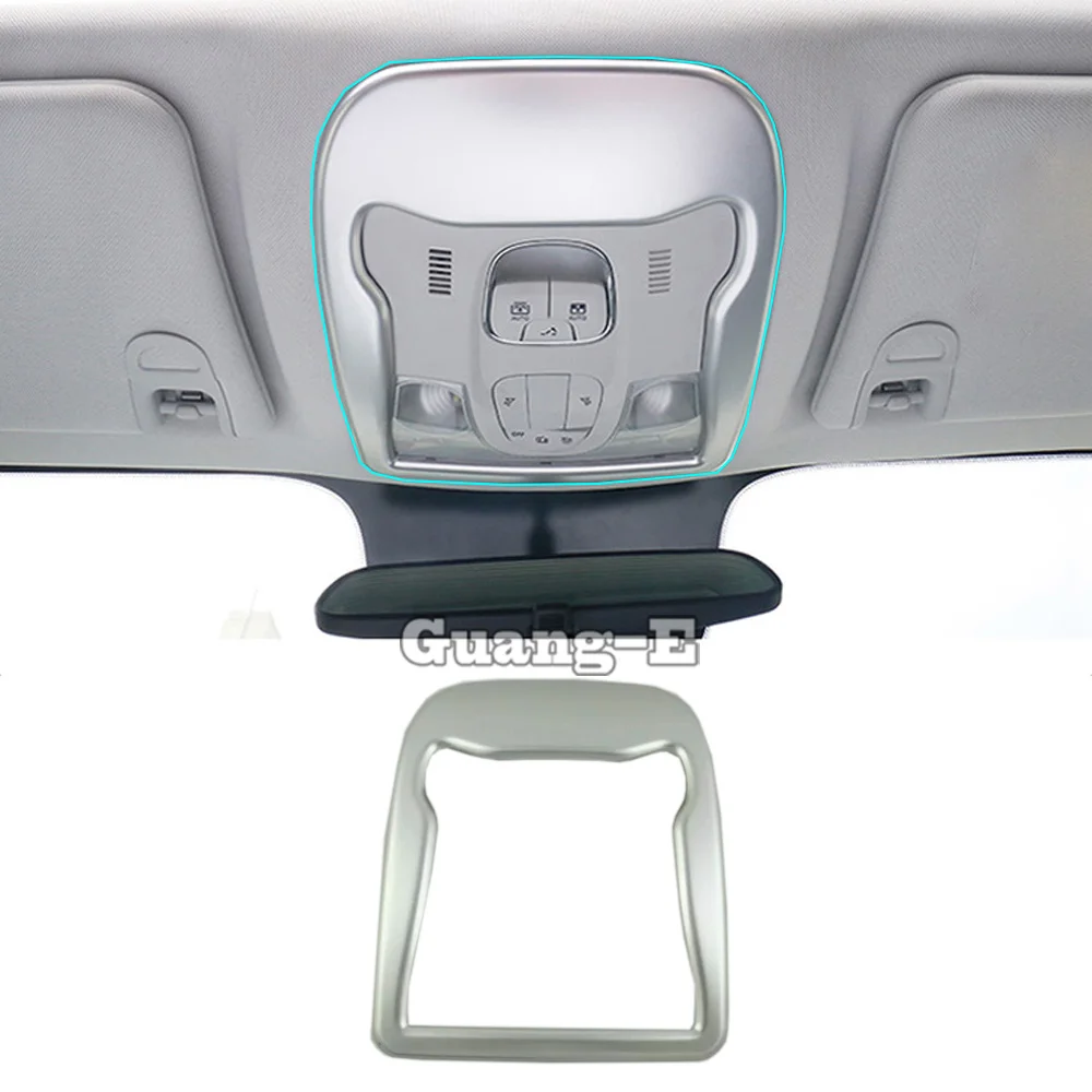 

Автомобильный Стайлинг, накладка из АБС-пластика, матовая передняя лампа для чтения, накладка на лампу, 1 шт., для Jeep Renegade 2017 2018 2019 2020