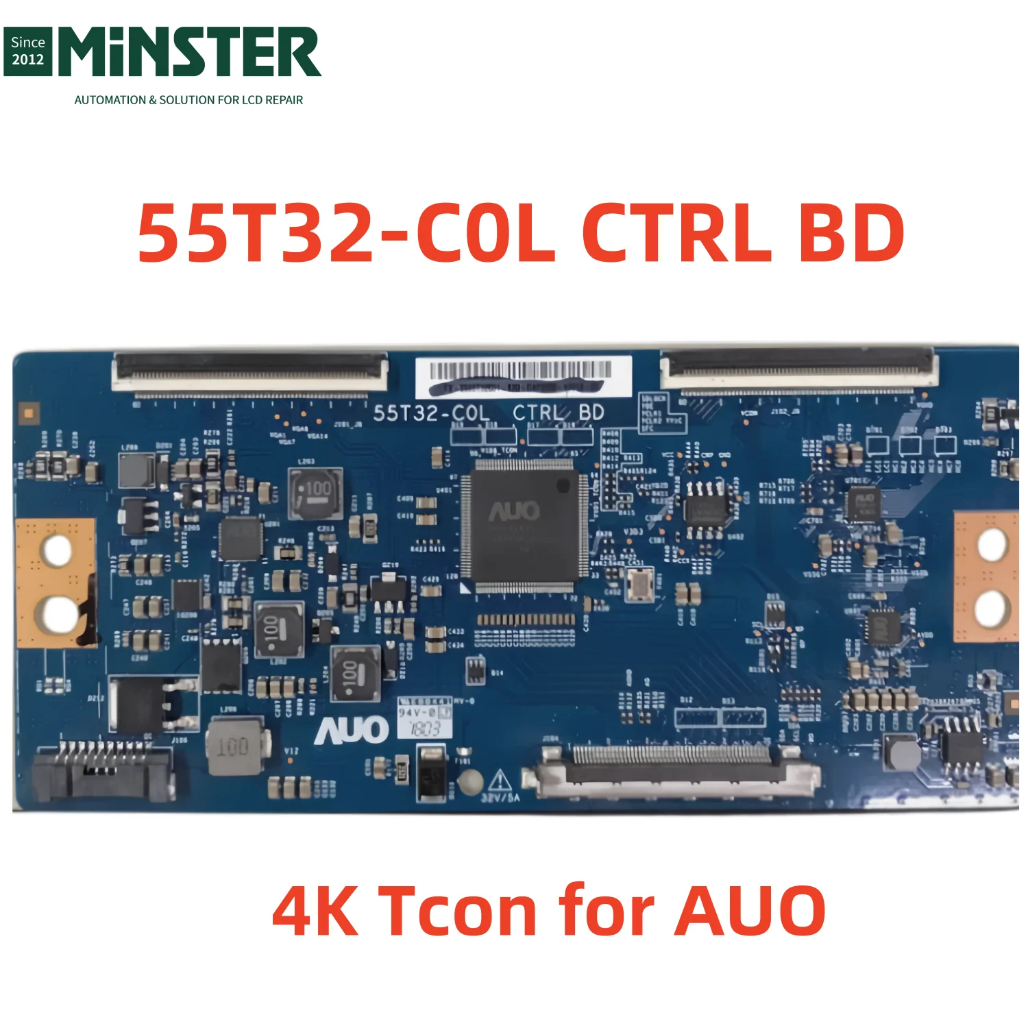 Original New 55T32-C0L 55T32-COL CTRL BD 4K Tcon T-con Logic Board Card Plate for 55 inches Led Tv Screen Panel Display Repair