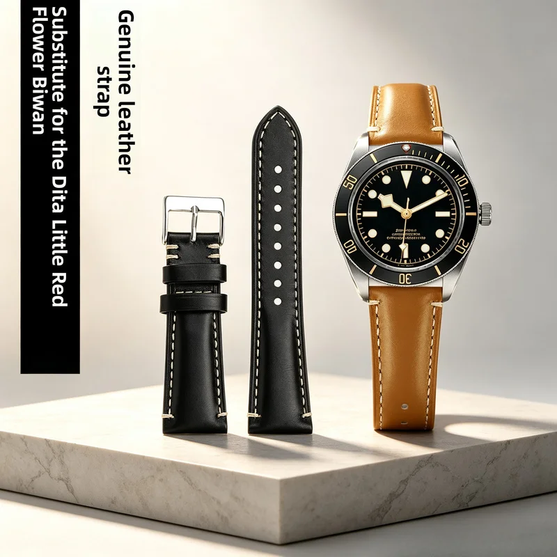 pulseira-de-relogio-de-couro-de-cavalo-de-alta-qualidade-vintage-com-liberacao-rapida-compativel-com-huawei-submariner-ome20-22-24mm