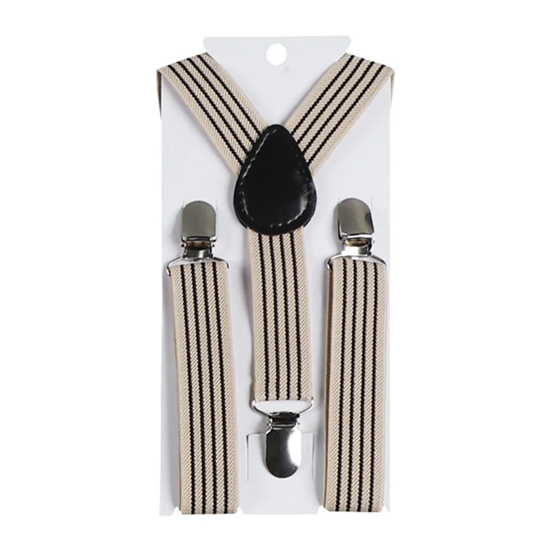 Suspensórios infantis de alta elasticidade – design antiderrapante com 3 clipes |   Suporte para shorts/calças |   Fixadores de roupa infantil duráveis