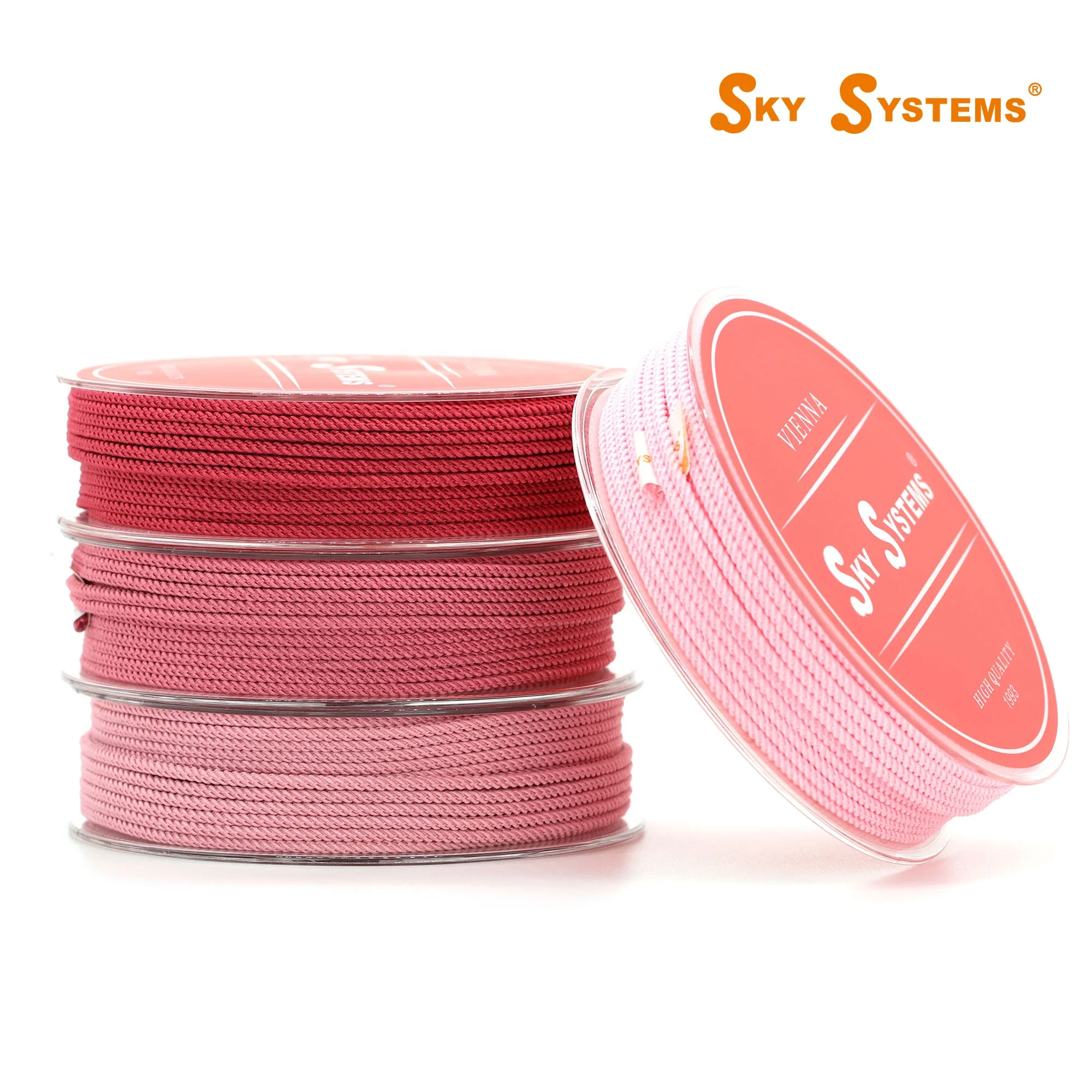SKY ML232 2mm 61#-81# Jewelry Cord Polyester Cord Jewelry Accessories Bracelet Necklace Material 81 Colors