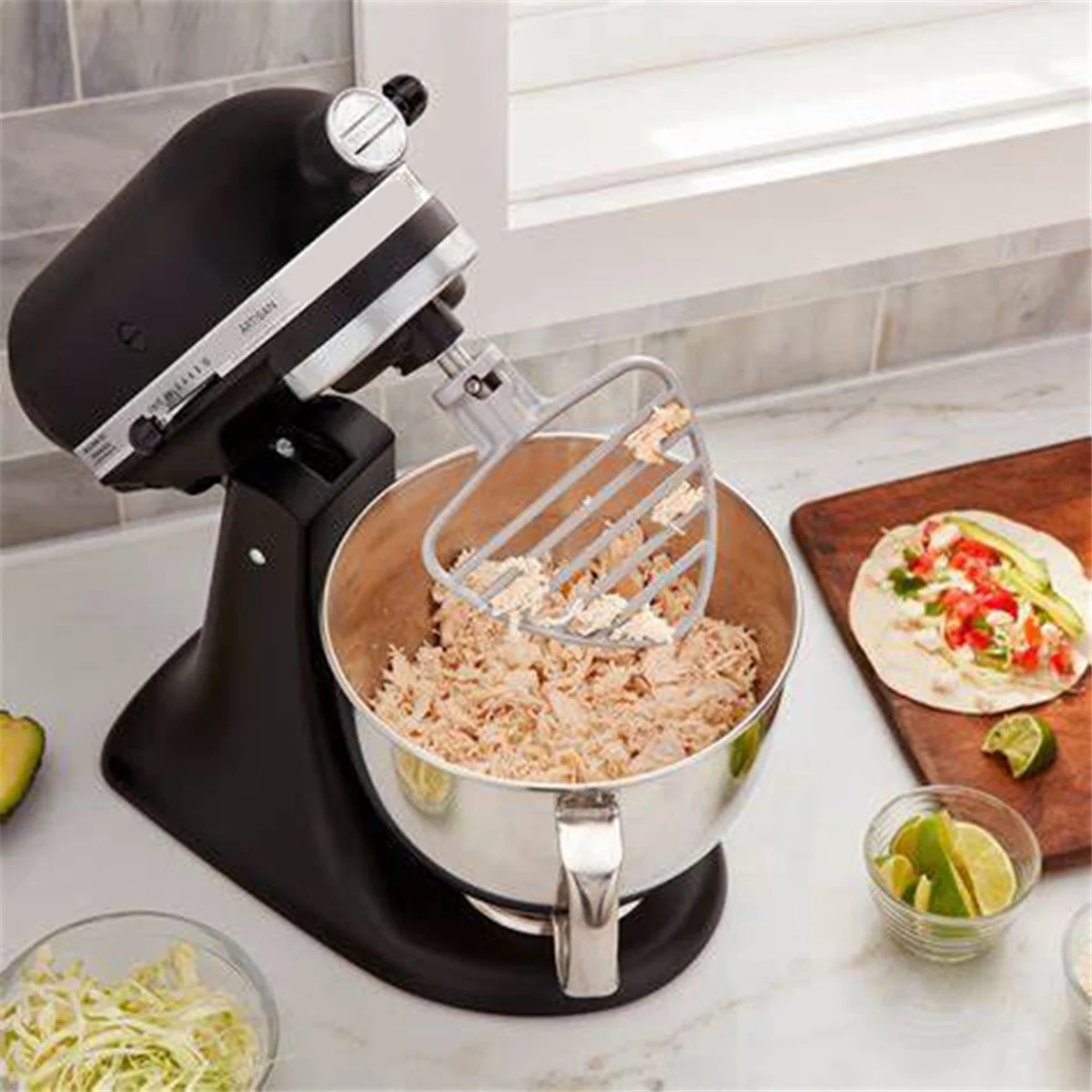 A86I-ビーター KitchenAid 4.5/5QT チルトヘッドスタンドミキサー用、ミキサーパドル 4.5/5 クォートチルトヘッドスタンドミキサー用、ミキサーアタッチメント