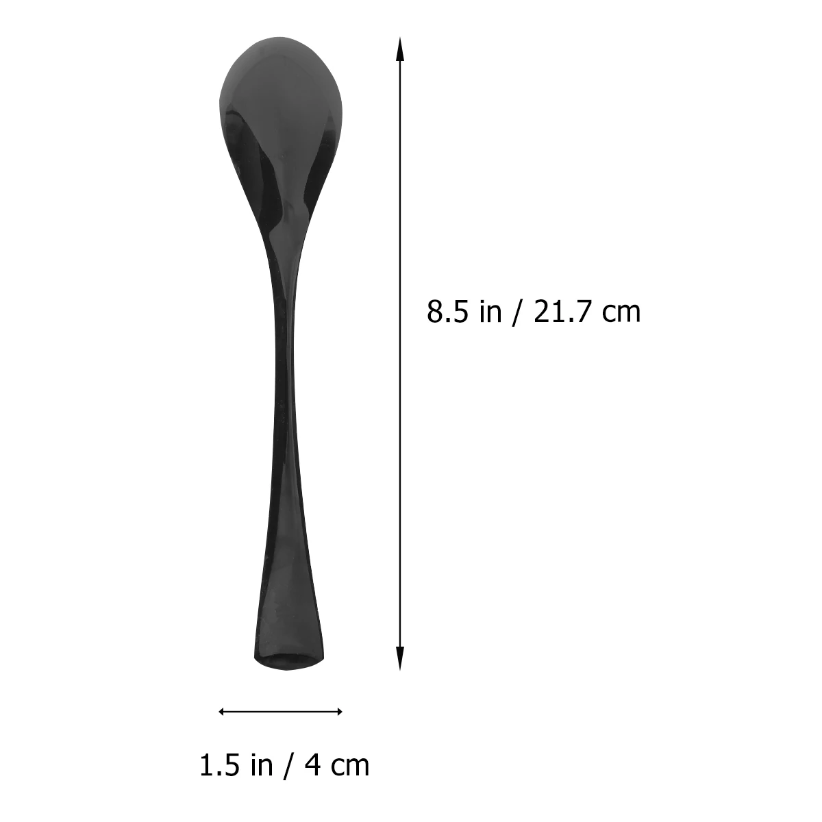 

Black Titanium Plated Stainless Steel Spoon Mirror Polish Lightweight Soup Spoon For Home Hotel Restaurant Tableware