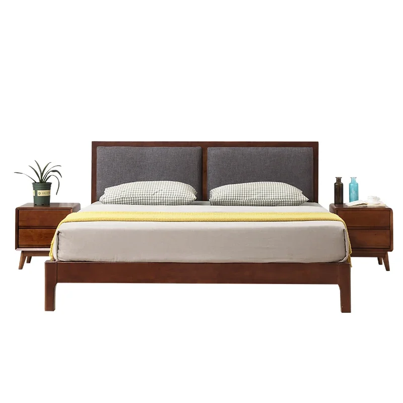 Simple Wooden Double Bed Designs Bedroom Furniture King Size Bed