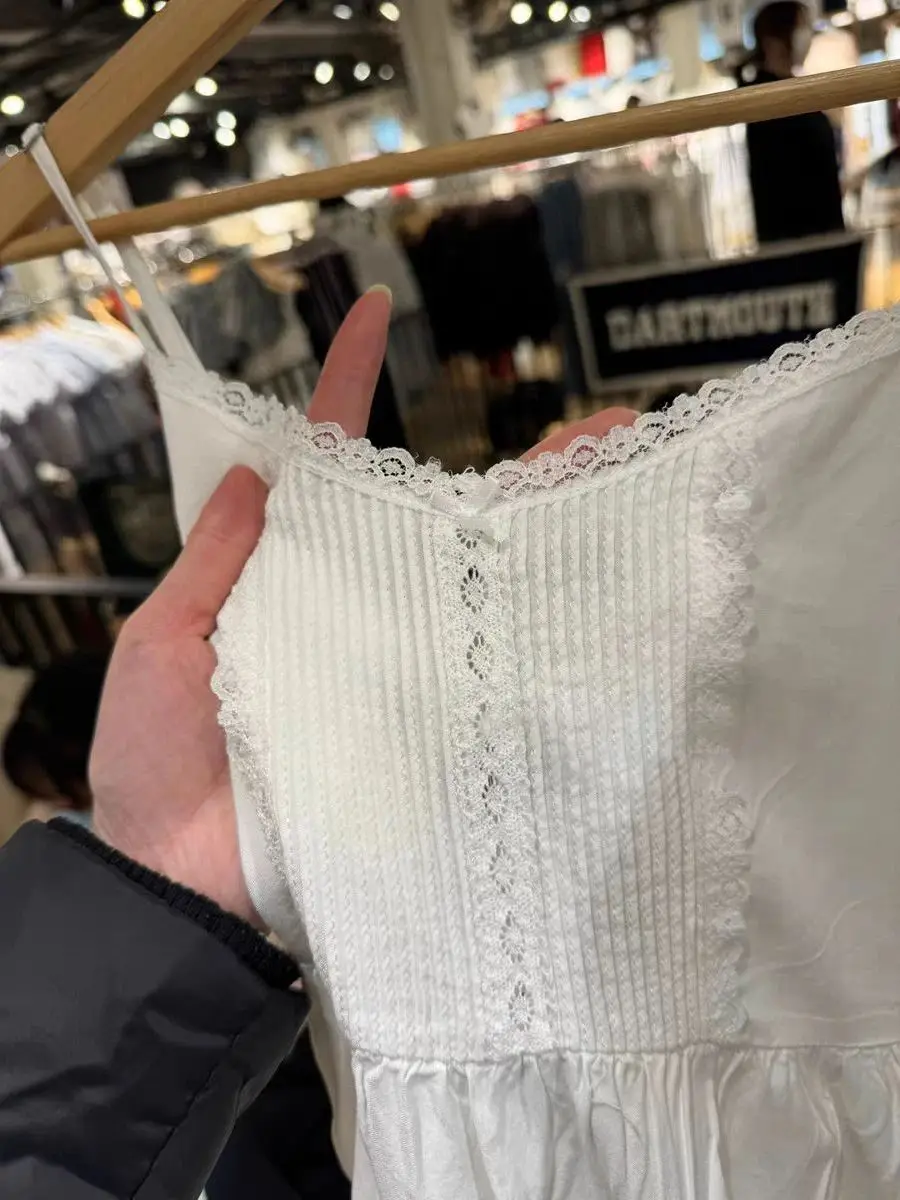 ลูกไม้ Trim Mini Camis ชุดผู้หญิงฤดูร้อน Bow Strapless กลับ Lace-up A-Line สั้น Vestidos หวานน่ารัก Preppy สไตล์ Slim Dresses