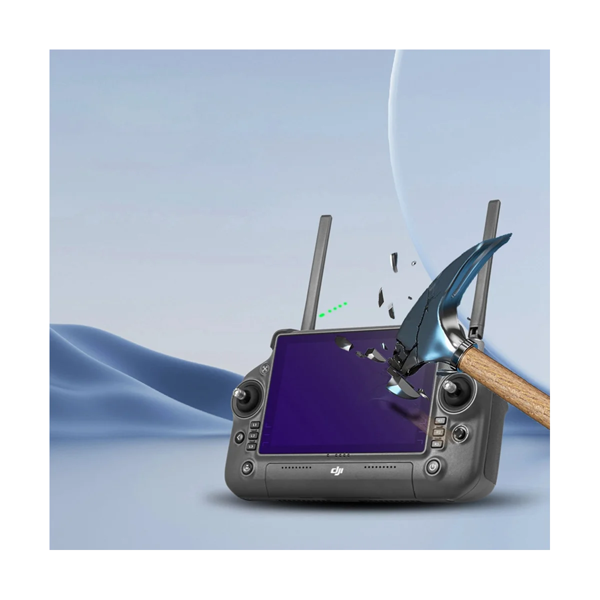 Afstandsbediening gehard film voor Inspire3 met scherm Afstandsbediening RC Plus Frosted Purple oogbescherming stalen chemische film