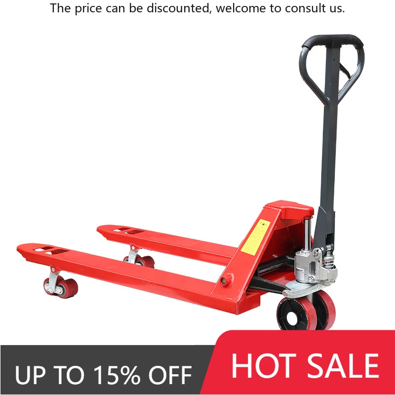 

5 Ton Hand Hydraulic Carrier Fork Length 2 Meters Hydraulic Hand Pallet Truck Heavy Duty Pallet Jack