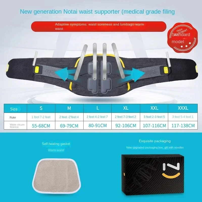 Lumbar Muscle Strain Prominent Pain Relief Medical Waist Support Belt Men Women Back Brace