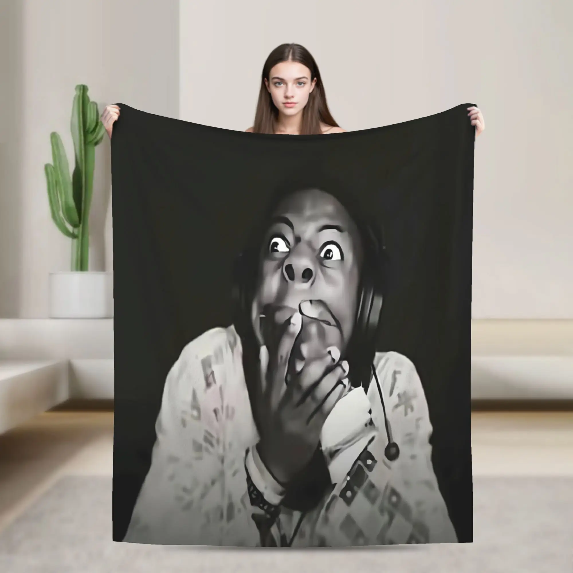 IShowSpeed Funny YouTuber Blanket Quality Soft  Bedding Throws Autumn Picnic Outdoor Fluffy Bedspread