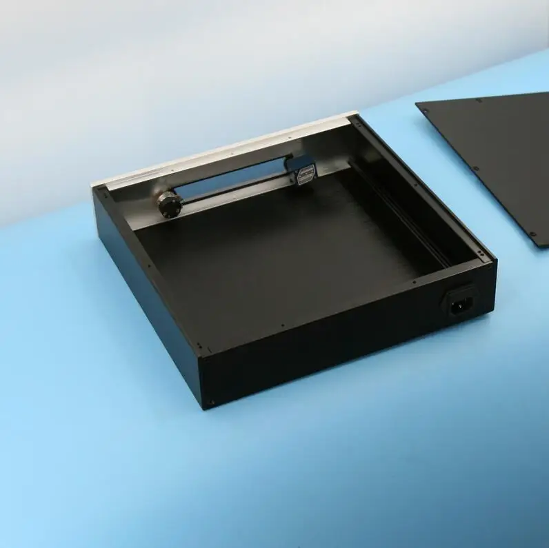 جميع هيكل مضخم الصوت من الألومنيوم Preamp DIY صندوق hifi يمكن تركيب دائرة Goldmund BZ3207G