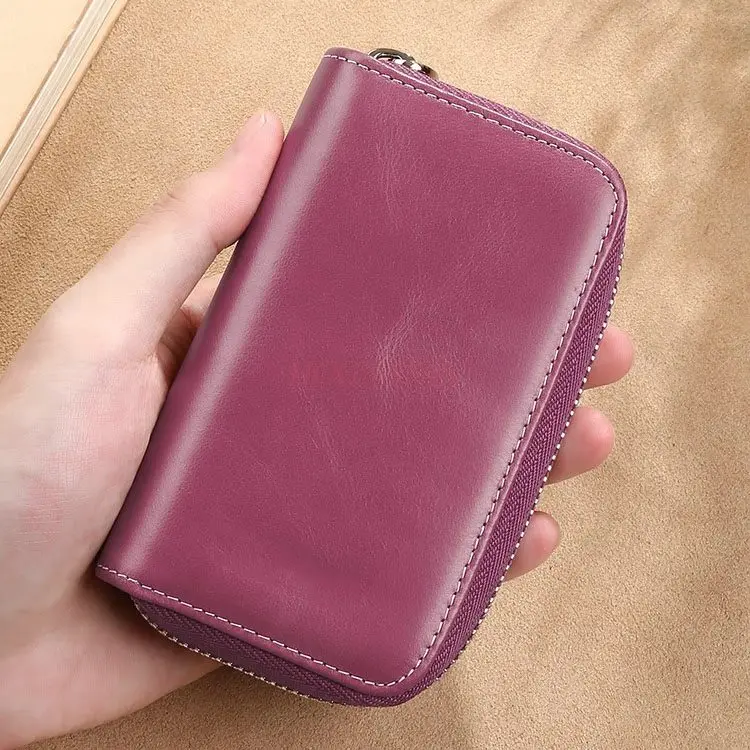 

1pcs Real leather keybag for women, new large capacity keybag for cars, keybag for home use, and storage bag for keys