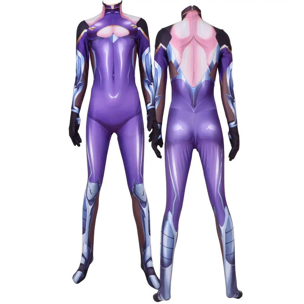 ผู้ใหญ่เด็ก Igawa Asagi ชุดคอสเพลย์หญิงหญิงหญิง Taimanin Asagi Superhero Zentai วันฮาโลวีน Party Jumpsuit