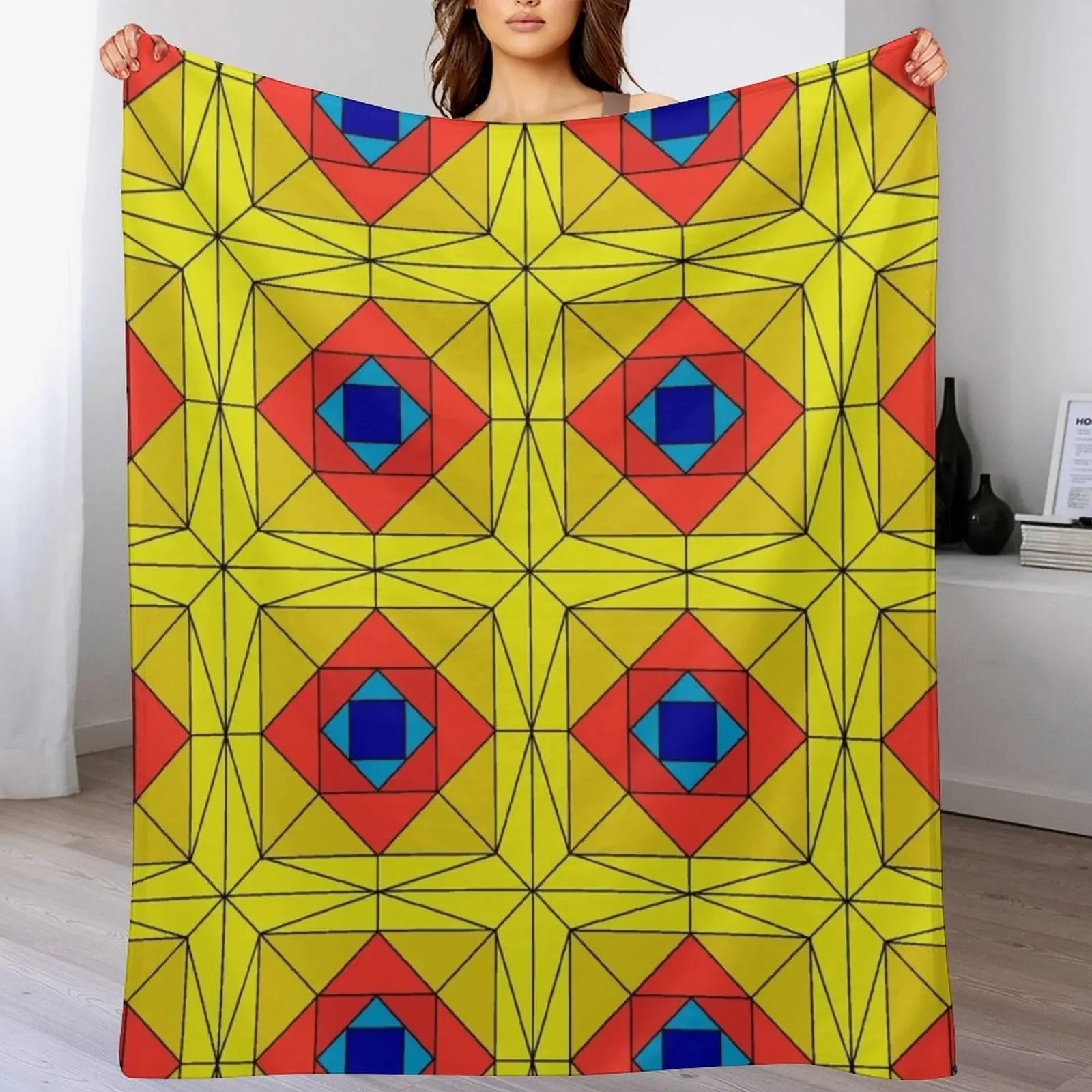 Coperta da tiro in vetro colorato Suspiria Coperte da letto di design di lusso