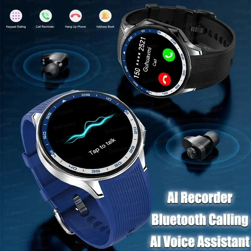 Men 1.43 Inch Local Heart Rate Bluetooth Call AMOLED 466*466 HD SmartWatch Man for Huawei Xiaomi New 32G RAM Memory Smart Watch