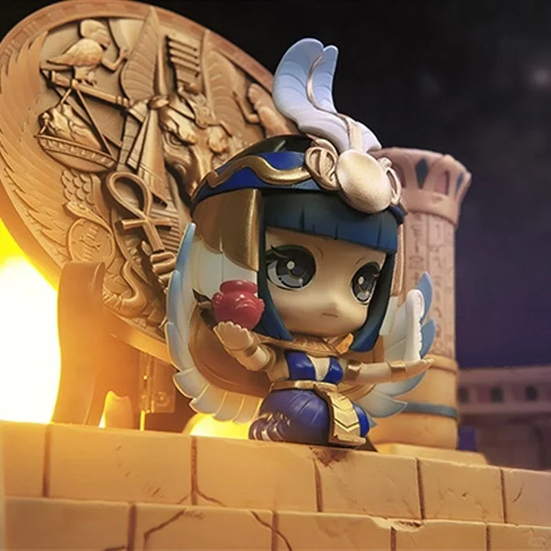 Echtes Aaru Garden Series 2-Blindbox-Spielzeug, ägyptische Figur, Caja Mystery Box, Misteriosa, schönes Spielzeugmodell, Geburtstagsüberraschungsgeschenk